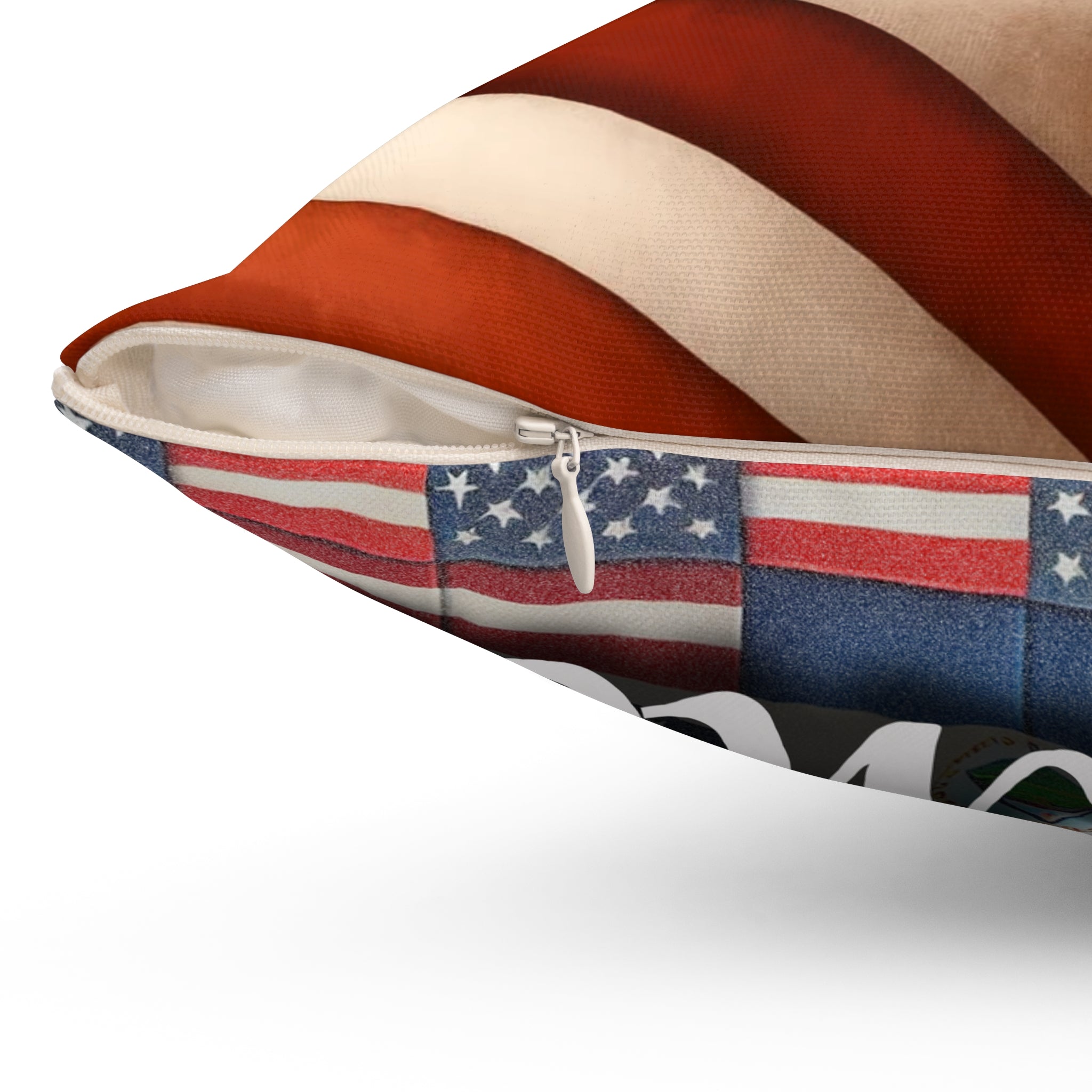 "Your World Life" Patriotic Couples Pillow | Personalized (Custom) Home Decor
